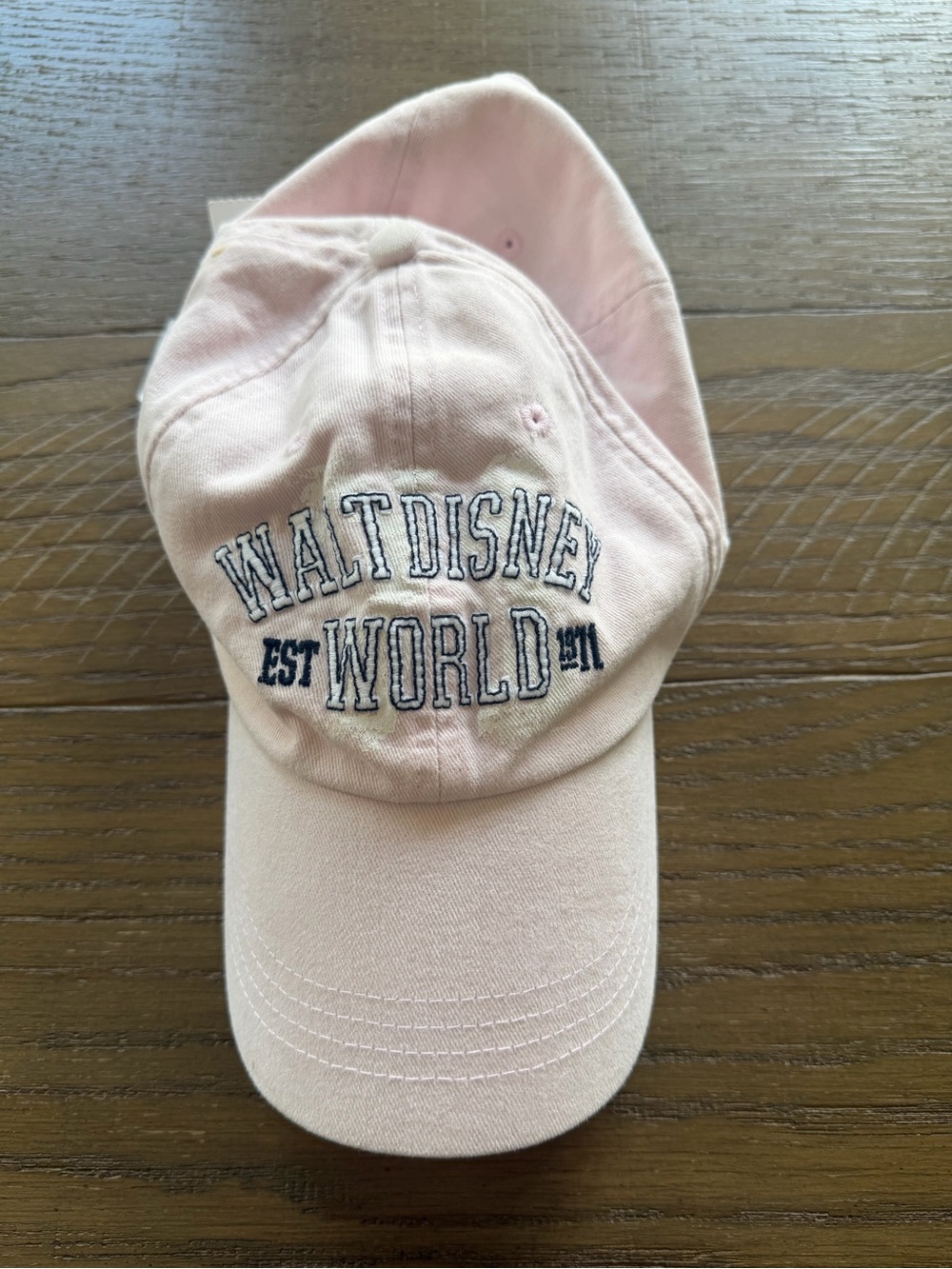 Disney Light Pink Cap with Walt Disney World Label